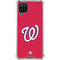 MLB Washington Nationals - Solid Distressed Galaxy A12 Clear Case