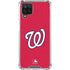 MLB Washington Nationals - Solid Distressed Galaxy A12 Clear Case