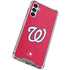 MLB Washington Nationals - Solid Distressed Galaxy A14 5G Clear Case