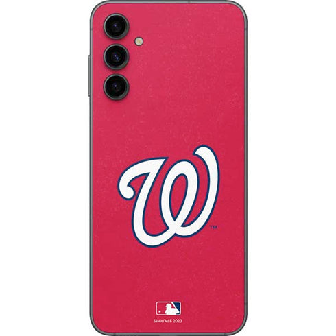 MLB Washington Nationals - Solid Distressed Galaxy A14 5G Skin