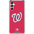MLB Washington Nationals - Solid Distressed Galaxy A15 5G Clear Case
