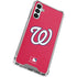 MLB Washington Nationals - Solid Distressed Galaxy A15 5G Clear Case