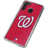 MLB Washington Nationals - Solid Distressed Galaxy A21 Clear Case