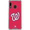 MLB Washington Nationals - Solid Distressed Galaxy A30 Clear Case