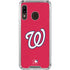 MLB Washington Nationals - Solid Distressed Galaxy A30 Clear Case