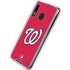 MLB Washington Nationals - Solid Distressed Galaxy A30 Clear Case