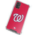 MLB Washington Nationals - Solid Distressed Galaxy A32 5G Clear Case