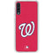 MLB Washington Nationals - Solid Distressed Galaxy A50 Clear Case