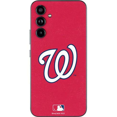 MLB Washington Nationals - Solid Distressed Galaxy A54 5G Skin