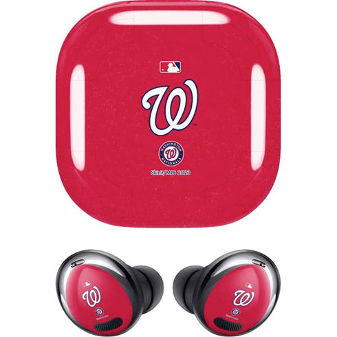 MLB Washington Nationals - Solid Distressed Galaxy Buds Pro Skin