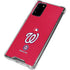 MLB Washington Nationals - Solid Distressed Galaxy Note20 5G Clear Case