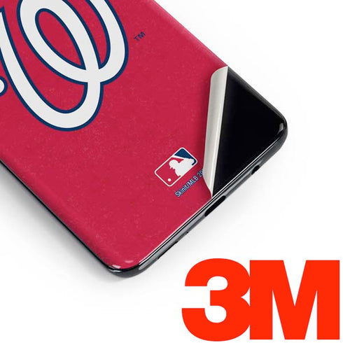 MLB Washington Nationals - Solid Distressed Galaxy S10 Skin