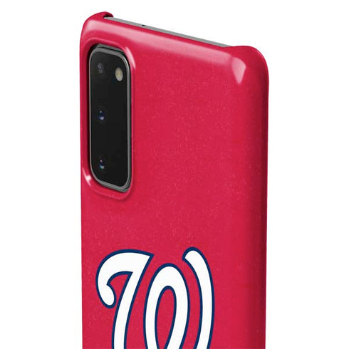 MLB Washington Nationals - Solid Distressed Galaxy S20 Lite Case
