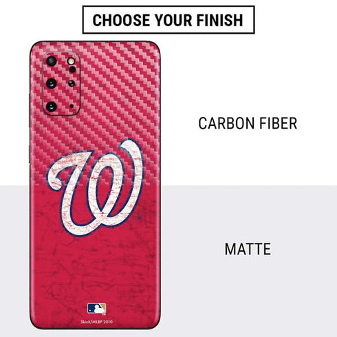MLB Washington Nationals - Solid Distressed Galaxy S20 Plus Skin