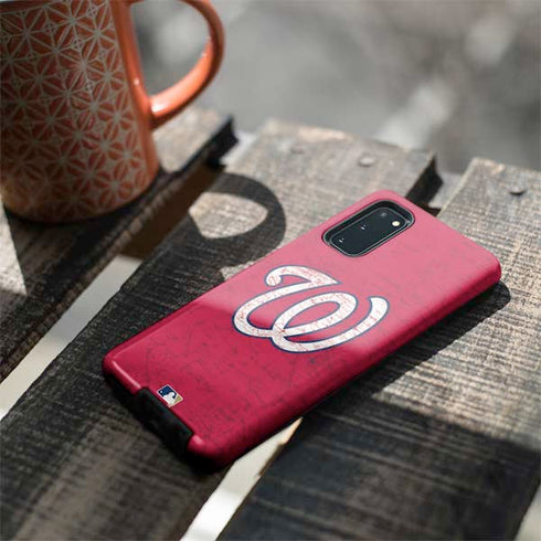 MLB Washington Nationals - Solid Distressed Galaxy S20 Pro Case
