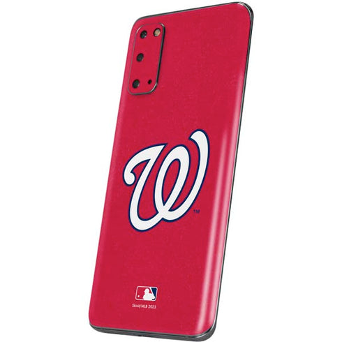 MLB Washington Nationals - Solid Distressed Galaxy S20 Skin