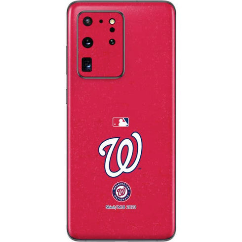 MLB Washington Nationals - Solid Distressed Galaxy S20 Ultra 5G Skin