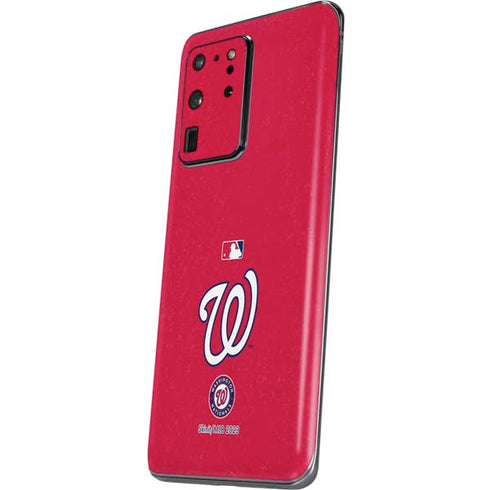 MLB Washington Nationals - Solid Distressed Galaxy S20 Ultra 5G Skin