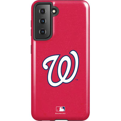 MLB Washington Nationals - Solid Distressed Galaxy S21 5G Pro Case