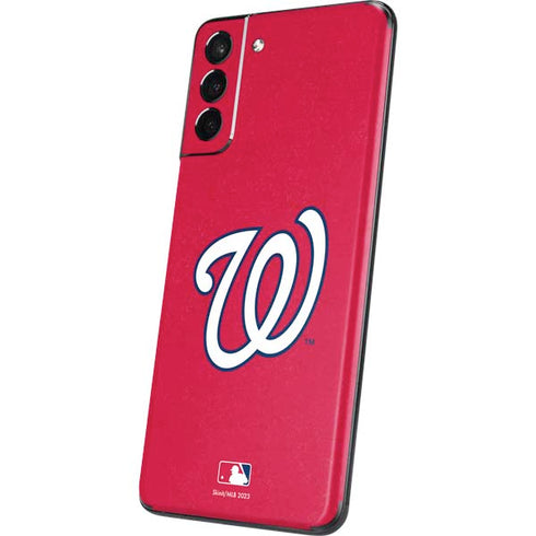 MLB Washington Nationals - Solid Distressed Galaxy S21 5G Skin