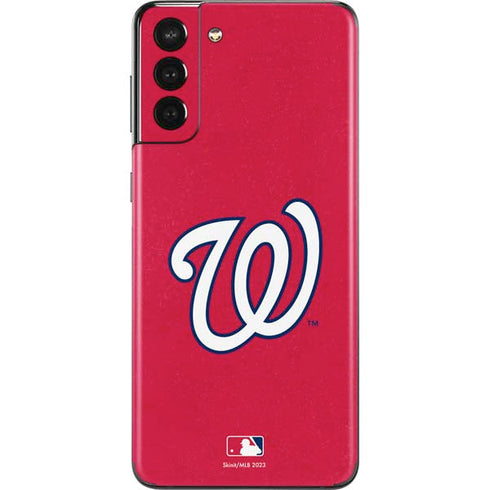 MLB Washington Nationals - Solid Distressed Galaxy S21 Plus 5G Skin