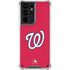 MLB Washington Nationals - Solid Distressed Galaxy S21 Ultra 5G Clear Case