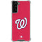 MLB Washington Nationals - Solid Distressed Galaxy S22 Plus Clear Case