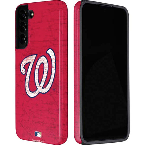MLB Washington Nationals - Solid Distressed Galaxy S22 Plus Pro Case