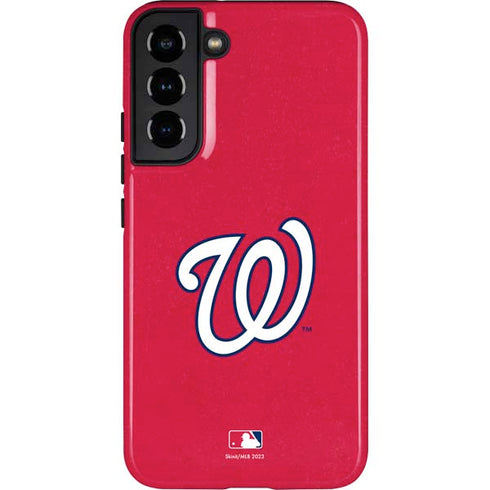 MLB Washington Nationals - Solid Distressed Galaxy S22 Plus Pro Case