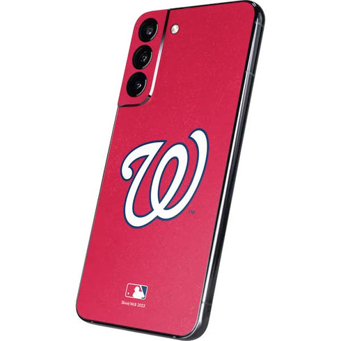 MLB Washington Nationals - Solid Distressed Galaxy S22 Plus Skin