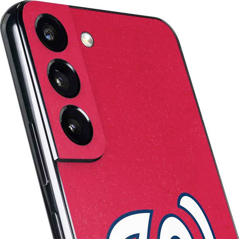 MLB Washington Nationals - Solid Distressed Galaxy S22 Skin