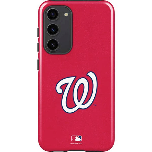 MLB Washington Nationals - Solid Distressed Galaxy S23 Plus Pro Case