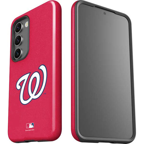 MLB Washington Nationals - Solid Distressed Galaxy S23 Plus Pro Case
