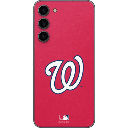 MLB Washington Nationals - Solid Distressed Galaxy S23 Plus Skin