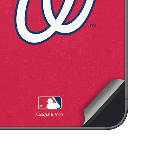 MLB Washington Nationals - Solid Distressed Galaxy S23 Skin