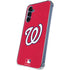 MLB Washington Nationals - Solid Distressed Galaxy S24 Clear Case
