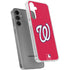 MLB Washington Nationals - Solid Distressed Galaxy S24 Plus Clear Case