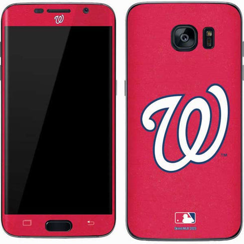 MLB Washington Nationals - Solid Distressed Galaxy S7 Skin
