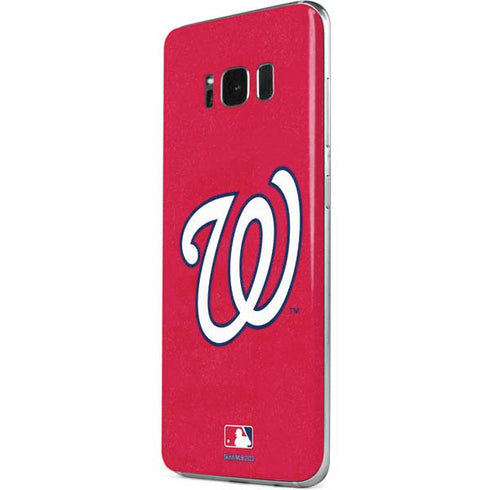 MLB Washington Nationals - Solid Distressed Galaxy S8 Plus Skin