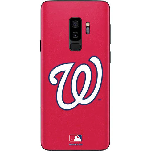 MLB Washington Nationals - Solid Distressed Galaxy S9 Plus Skin