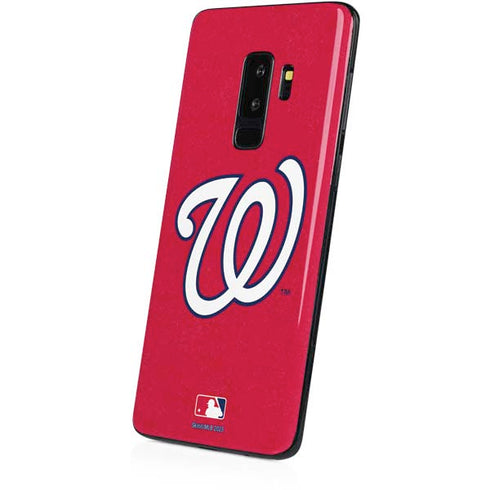 MLB Washington Nationals - Solid Distressed Galaxy S9 Plus Skin