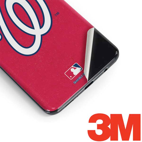 MLB Washington Nationals - Solid Distressed Galaxy S9 Plus Skin