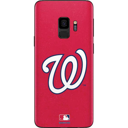 MLB Washington Nationals - Solid Distressed Galaxy S9 Skin