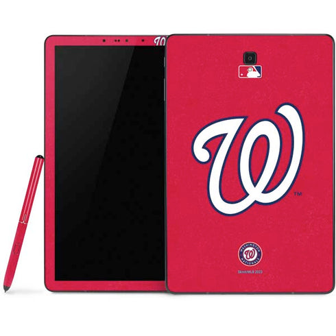 MLB Washington Nationals - Solid Distressed Samsung Galaxy Tab Skin