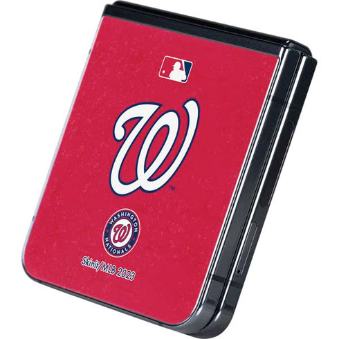 MLB Washington Nationals - Solid Distressed Galaxy Z Flip5 5G Skin