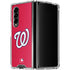 MLB Washington Nationals - Solid Distressed Galaxy Z Fold4 5G Clear Case