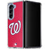 MLB Washington Nationals - Solid Distressed Galaxy Z Fold5 5G Clear Case