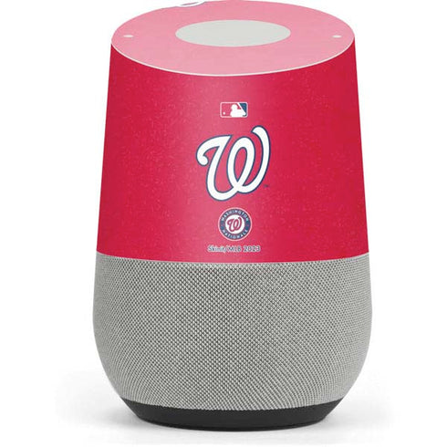 MLB Washington Nationals - Solid Distressed Google Home Skin
