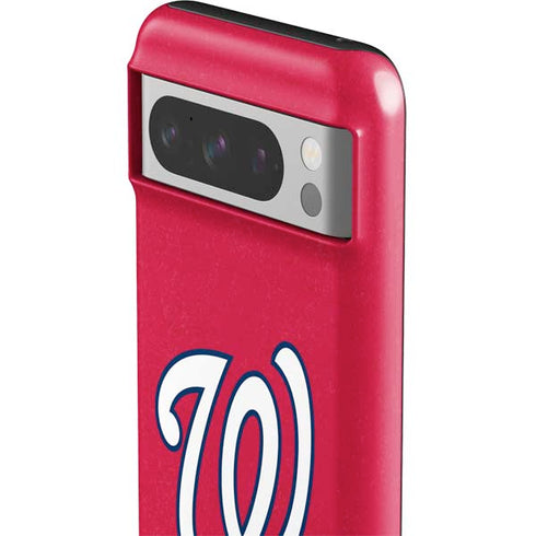 MLB Washington Nationals - Solid Distressed Google Pixel 8 Pro Impact Case