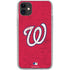 MLB Washington Nationals - Solid Distressed iPhone 11 Clear Case